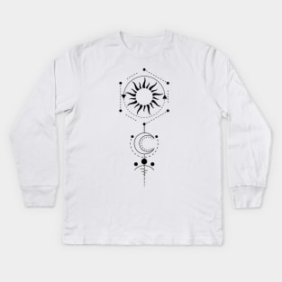 Sun and Moon | Cosmic Wedding Kids Long Sleeve T-Shirt